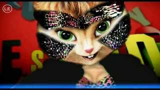 Jessie J  Domino Chipettes  Chipmunks with Lyrics HD [upl. by Jaddo563]