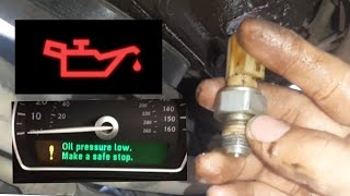 If your Car Has Intermitent Low Oil Pressure Light ON gage up and down or Message Might Be This [upl. by Brooke]