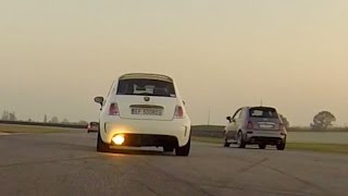 ABARTH 500 ESSEESSE Backfire compilation [upl. by Eniamirt]