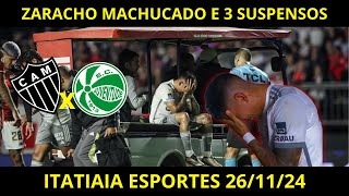 3 SUSPENSOS E 1 MACHUCADO GALO VAI ENTRA RSÓ COM TIME RESERVA HOJE [upl. by Nola]