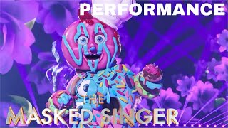 Donut sings “Wanted” by Hunter Hayes  The Masked Singer  Season 10 [upl. by Dajma]