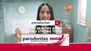 Parodontax is 4X more effective at removing plaque and keeping gums healthy [upl. by Philbo]