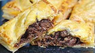 STEAK Bake COMFORTING Savoury Pastry [upl. by Atlanta461]