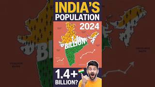 INDIA POPULATION 2024  SEPARATE WITH STATES  indiapopulation population shorts ytshorts [upl. by Tewell533]