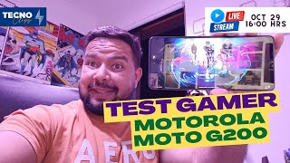 Juguemos con Motorola MOTO G 200  TEST GAMER [upl. by Bax]