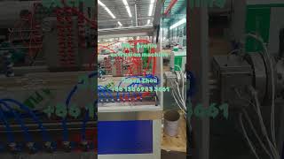 PVC profile extrusion machine line Jason Zhou 86 138 6983 3661 machine extrusion factory [upl. by Tanah]