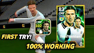 Trick To Get 102 Rated Epic David Beckham In eFootball 2025  Daily Game Epic Beckham efootball [upl. by Ilak137]