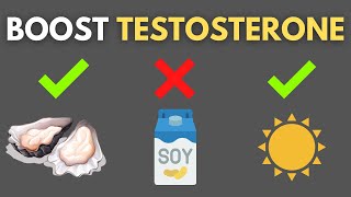 5 HACKS TO NATURALLY BOOST TESTOSTERONE [upl. by Mchenry910]