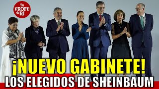 MÉXICO TIENE NUEVO GABINETE DE GOBIERNO ESTE ES EL PERFIL DE SEIS MINISTROS DE SHEINBAUM [upl. by Lucilia]