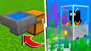 Testei os NOVOS TRUQUES HACKS E SEGREDOS do MINECRAFT [upl. by Seniag]