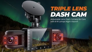 iiwey T1pro Dash Cam Review Ultimate 3 Channel 1080P Coverage [upl. by Prudhoe]