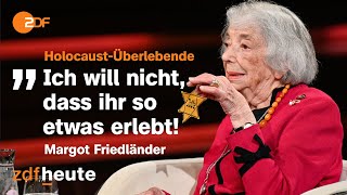 Die HolocaustÜberlebende Friedländer zu ihrer Rückkehr nach Deutschland  Markus Lanz vom 8122021 [upl. by Southard]