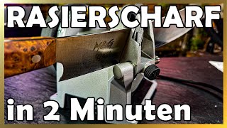 Scharfe Klingen fürs Leben  Das Tormek T1 Messerschleifsystem im Test  MGBBQ [upl. by Akemehc]