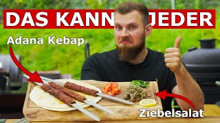 Das perfekte Adana Kebap Rezept Gelinggarantie [upl. by Siari256]