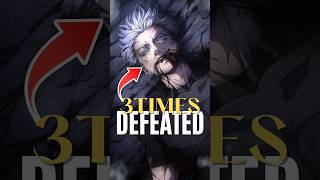 Gojo got defeated 3 times  Explained jjk anime [upl. by Eugatnom]