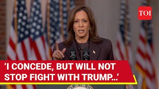 Kamala Harris FULL Concession Speech Harris Congratulates PresidentElect Trump But Warns…  Watch [upl. by Cherian]