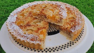 تارت بوردالو المشمش 🍑🥧Apricot Frangipane PieTarte Bourdaloue [upl. by Gaughan]