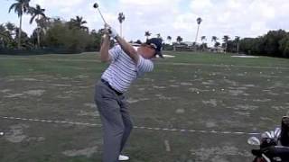 Ernie Els High Speed 300fps down the line hybrid [upl. by Mara]