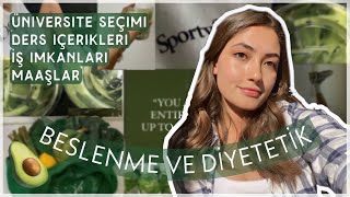 Beslenme ve diyetetik okumak  kolay mı Sahip olman gereken özellikler [upl. by Seiden307]