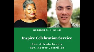 Let it Fall Away with Rev Alfreda Lanoix  Inspire Celebration Service  October 24 2021 [upl. by Ynnij]