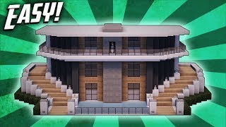 Minecraft How To Build A Modern Mansion House Tutorial 23 [upl. by Luane]