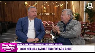 Willy Sabor entrevista a Ernesto Belloni El comediante habló de las polémicas que ha enfrentado [upl. by Elrahc]