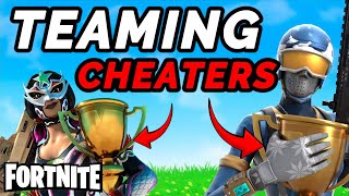 Spectating Cheaters Team With Hacks Win 100 Aimbot  Wall Hacks Exposing Fortnite Cheaters [upl. by Westmoreland]