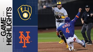 Brewers vs Mets Game Highlights 62823  MLB Highlights [upl. by Ivey]