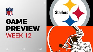 Pittsburgh Steelers vs Cleveland Browns  2024 Week 12 Game Preview [upl. by Siouxie438]