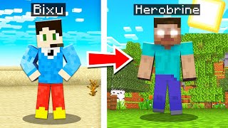 I Became HEROBRINE to Troll My Friend in MINECRAFT [upl. by Hancock]