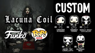 Lacuna Coil  Custom FUNKO POP Figures Black Anima [upl. by Myrt]