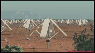 Square Kilometre Array SKA Animation 2010 [upl. by Diantha]