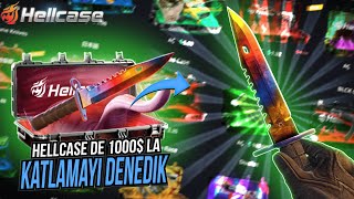 HELLCASE DE 1000 LA KATLAMAYI DENEDİK 😱 CSGO KASA AÇILIMI PROMO CODE [upl. by Irrok]