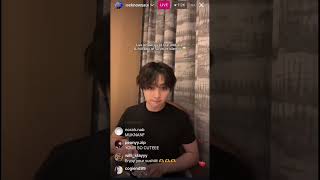 Minho core livestream instagram straykids skz jyp leeminho leeknow kpop boyband kpopgroup [upl. by Acinnej]