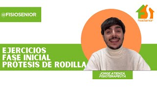 Ejercicios para la fase inicial de prótesis de rodilla [upl. by Rupert]