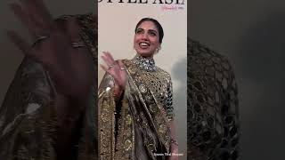 This Diwali Get Inspired by Bhumi Pednekar’s Trendsetting Mirror Blouse  Video [upl. by Firmin646]