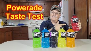 Powerade Drinks Taste Test and Rating [upl. by Eartnoed]