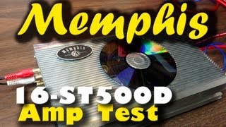 Memphis 16ST500D 500 Watt Monoblock Power Output Test and Sub Demo DD1 [upl. by Cohe193]