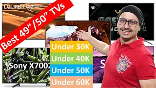 Best 49 inch 4K LED TV Under 30000  40000  50000  60000  70K [upl. by Ahselat]