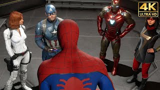 Marvels AVENGERS  SpiderMan meets The Avengers  4K ✔ [upl. by Elisa223]