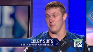 Week 5  MVP Bobblehead  Colby Suits  North Forney Falcons [upl. by Aridan18]