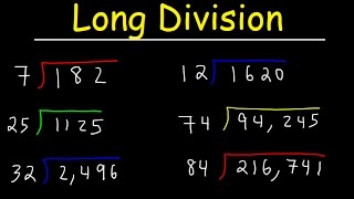 Long Division Made Easy  Examples With Large Numbers [upl. by Phionna]