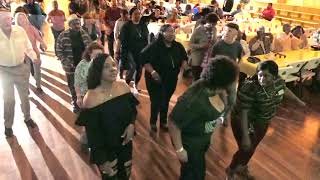 Line Dancing to Curley Taylor at KPC Hall in Grand Coteau on 112517 [upl. by Emaj462]