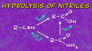 Hydrolysis of Nitriles Explained Basic and Acidic Conditions [upl. by Susy]