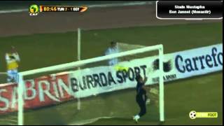 Coup franc magistral de Wahbi Khazri  Tunisie vs Egypte 21  Qualifications CAN 2015 [upl. by Xuagram]