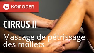 Pétrissage des mollets  Fauteuil de massage japonais DCore Cirrus II [upl. by Alahc799]