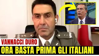 VANNACCI DURO ORA BASTA PRIMA GLI ITALIANI CHE SONO STATO MESSI DA PARTE DALLA SINISTRA [upl. by Yrrac]