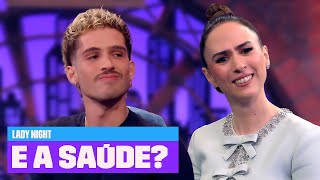 INTIMIDADE Tatá Werneck faz perguntas OUSADAS para João Guilherme 👀  Lady Night  Multishow [upl. by Hcone]