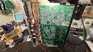 Servicing a 1970s Magnavox 300 amfm stereo receiver part 23 preamp channel imbalance [upl. by Thayer]