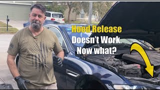 DIY Modern Jaguar Hood  Bonnet Release Failures and Solutions [upl. by Cole]